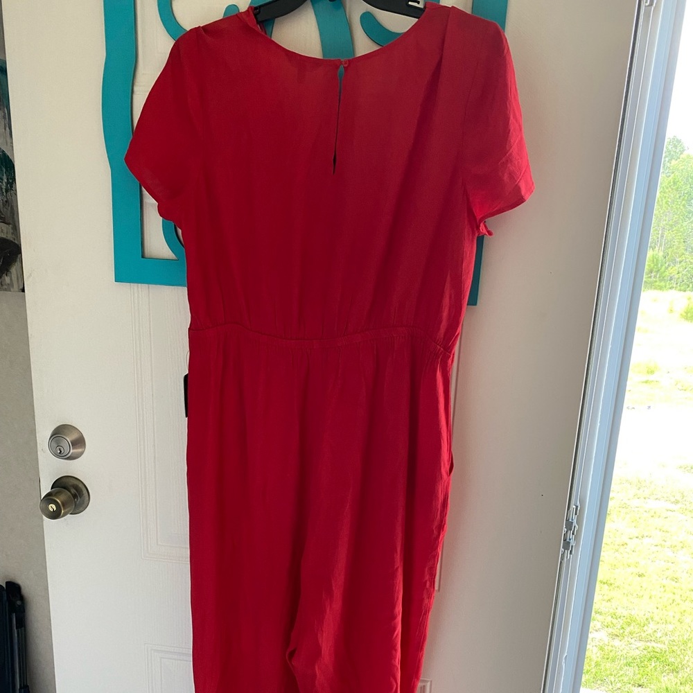 Express Red Express Jumpsuit